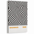 Bohemian Wall Art | Bauhaus 1919 Black and White Optical Boho Print