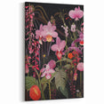 Modern Electric Floral Wall Art - Vibrant and Dynamic Botanical Print