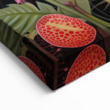 Modern Electric Floral Wall Art - Vibrant and Dynamic Botanical Print