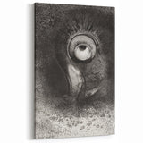 Medieval Gothic Canvas with Mysterious Eye Design – Vintage Gothic Prints
