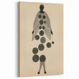 Abstract Monochrome Electric Art - Geometric Silhouette Wall Decor