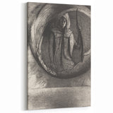 Dark Medieval Archer Canvas – Mysterious Gothic Art for Home Decor