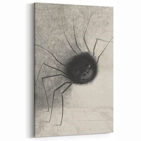 Abstract Spider Gothic Canvas – Mysterious Dark Gothic Wall Art