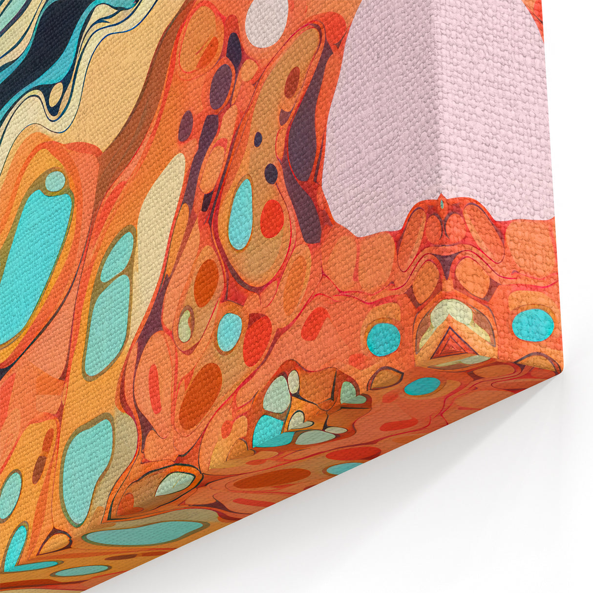 Vibrant Electric Abstract Art Canvas – Modern Electric Wall Decor