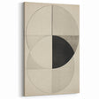 Geometric Electric Art Canvas – Minimalist Black & White Wall Decor