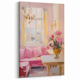 Elegant Pastel Interior Electric Art Canvas – Classic Room Decor