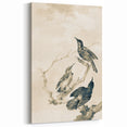 Urban Grunge Bird Art Print - Abstract Canvas for Modern Home Decor