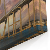 Charleston SC Art - Ravenel Bridge Sunset Charleston South Carolina Print