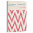 Bohemian Wall Art | Bauhaus Exhibition Berlin 1919 Boho Canvas | Zigzag Print