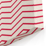 Bohemian Wall Art | Bauhaus Exhibition Berlin 1919 Boho Canvas | Zigzag Print