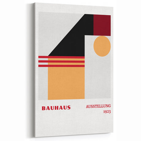 Bohemian Wall Art | Bauhaus Ausstellung 1923 Boho Canvas | Abstract Print