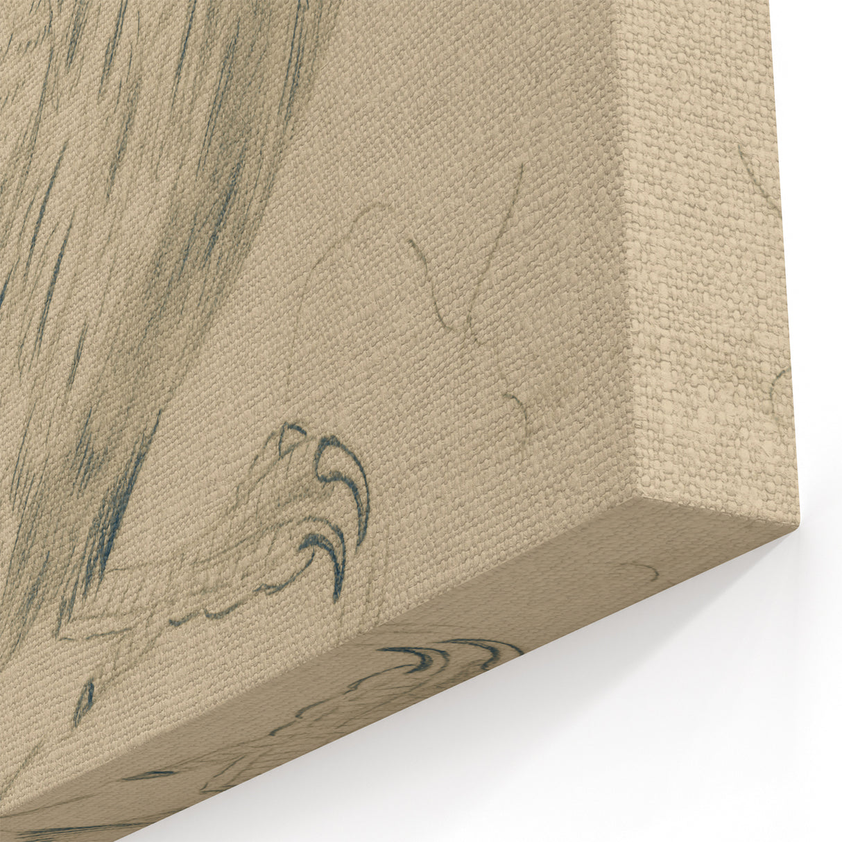 Abstract Grunge Eagle Sketch - Vintage Bird Wall Art Print