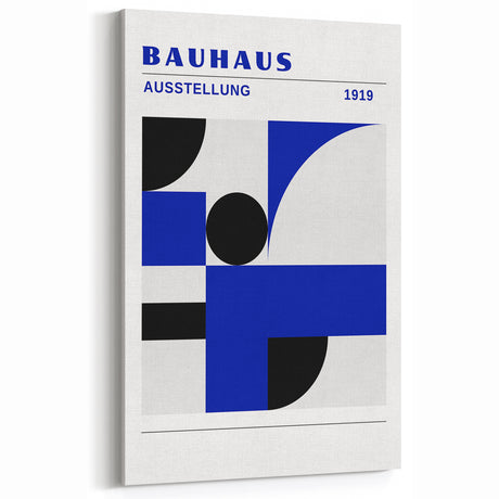 Bohemian Wall Art | Bauhaus Ausstellung 1919 Boho Canvas | Geometric Decor