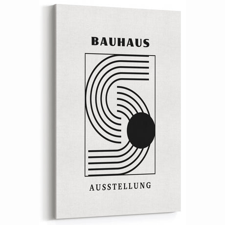 Bohemian Wall Art | Bauhaus-Inspired Eclectic Boho Canvas | Geometric Art Print