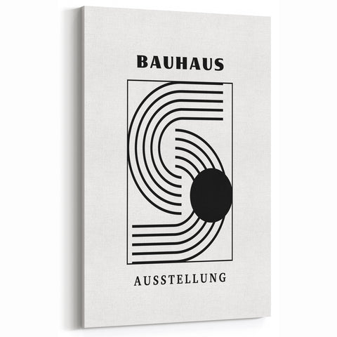 Bohemian Wall Art | Bauhaus-Inspired Eclectic Boho Canvas | Geometric Art Print
