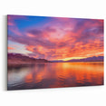 Vibrant Lake Mead Sunset Wall Art – Scenic Nevada Landscape Canvas Print