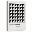 Bohemian Wall Art | Bauhaus Geometric Triangles Boho Canvas | Eclectic Print