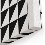 Bohemian Wall Art | Bauhaus Geometric Triangles Boho Canvas | Eclectic Print