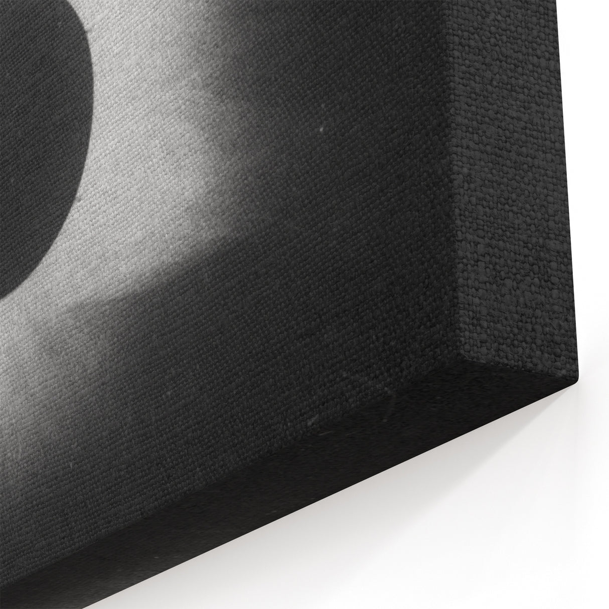 Abstract Grunge Canvas - Solar Eclipse Wall Art for Modern Decor
