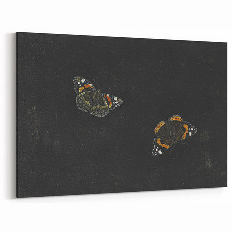 Urban Grunge Art - Butterfly Canvas Print for Modern Wall Decor