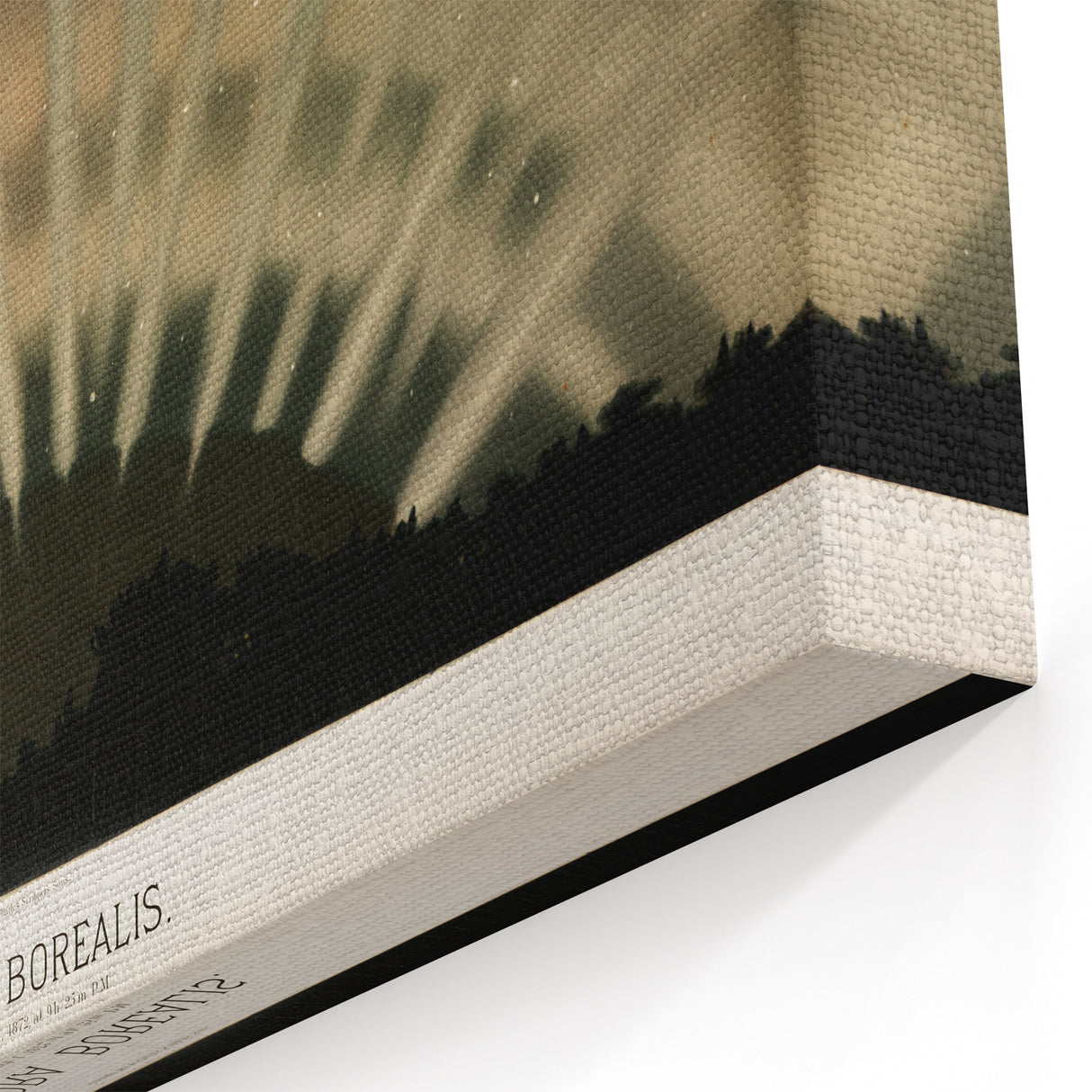 Grunge Wall Art - Abstract Aurora Borealis Canvas Print - Urban Decor