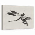 Grunge Insect Sketch Art Print - Abstract Dragonfly Canvas - Edgy Decor