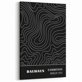 Bohemian Wall Art | Abstract Bauhaus Line Art Boho Canvas | Eclectic Print