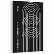 Bohemian Wall Art | Bauhaus Arched Lines Boho Canvas | Eclectic Print