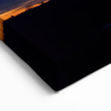 Nebraska Panoramic Art - Scenic Windmill Sunset Nebraska Nature Art