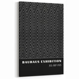 Bohemian Wall Art | Bauhaus Zigzag Geometric Boho Canvas | Eclectic Print