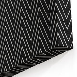Bohemian Wall Art | Bauhaus Zigzag Geometric Boho Canvas | Eclectic Print