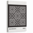 Bohemian Wall Art | Bauhaus Geometric Grid Boho Canvas | Eclectic Print