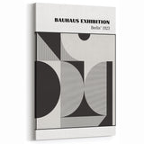 Bohemian Wall Art | Bauhaus Geometric Shapes Boho Canvas | Eclectic Print
