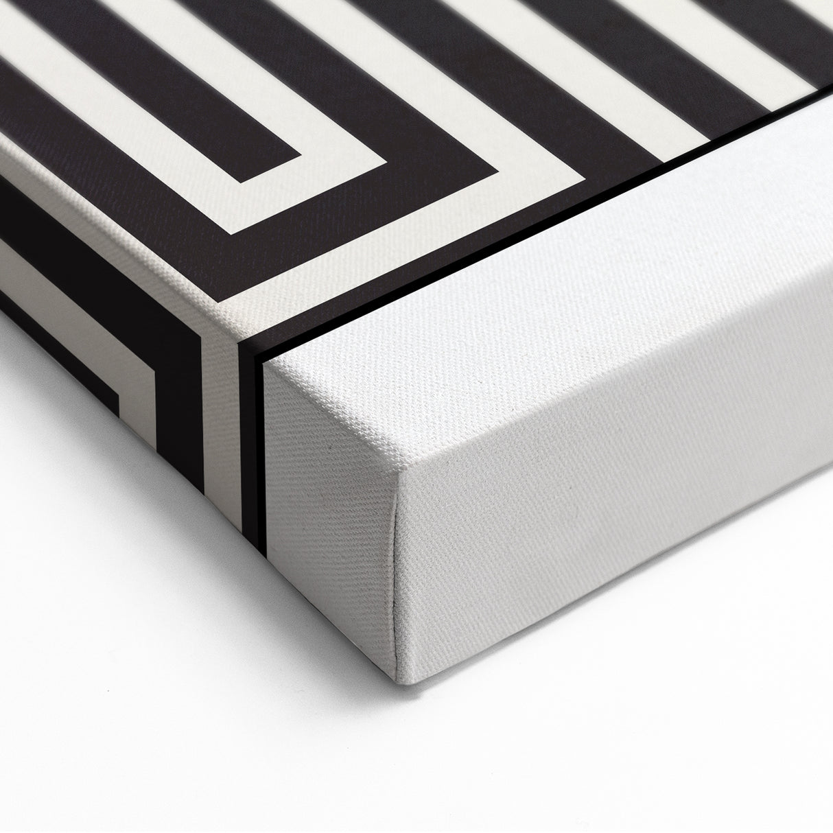 Bohemian Wall Art | Bauhaus Maze Geometric Boho Canvas | Eclectic Print