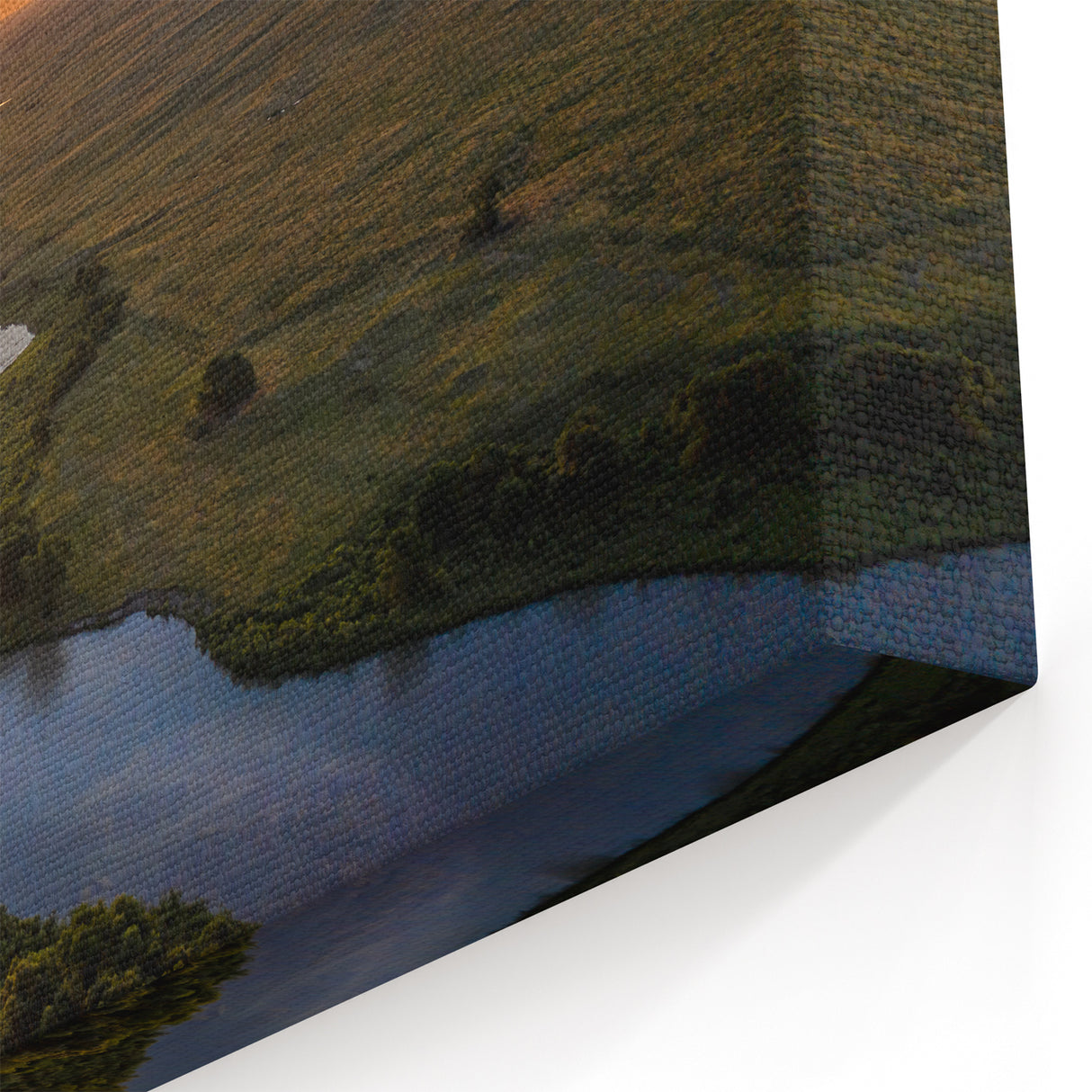 Nebraska Landscape Art - Sunset River Panoramic Nebraska Nature Prints