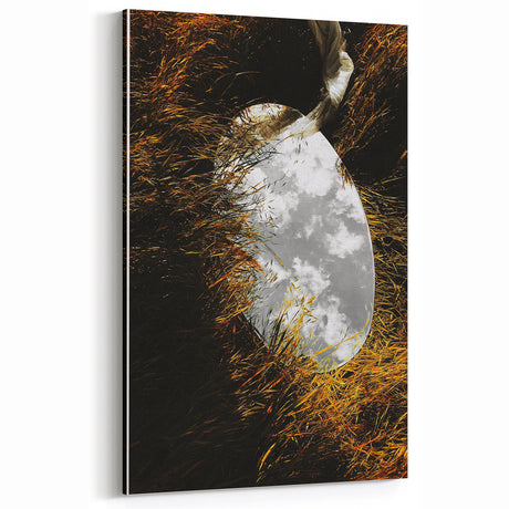 Rustic Landscape Art | Vintage Wall Decor | Farmhouse Wall Art