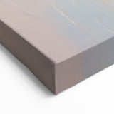 Electric Coastal Wall Art - Serene Beach Scene with Modern Pastel Tones