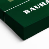Bohemian Wall Art | Bauhaus Green Arch Gradient Canvas | Eclectic Print