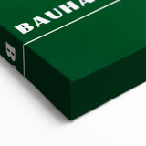 Bohemian Wall Art | Bauhaus Green Overlapping Arch Canvas | Eclectic Print