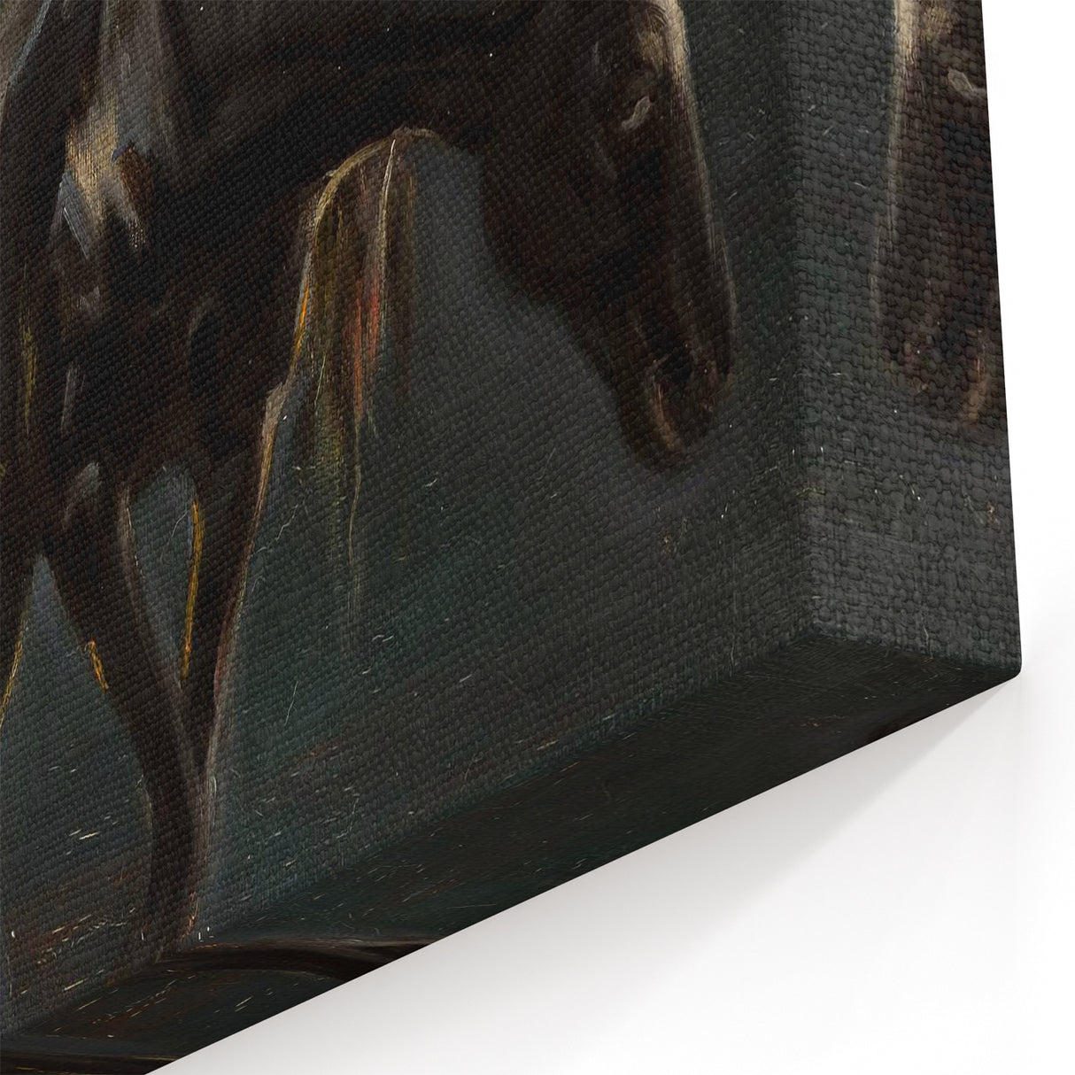 Dark Moody Wall Art - Dramatic Horse and Rider | Timeless Dark Prints