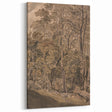 Dark Moody Wall Art: Atmospheric Forest Scene for Dramatic Interior Decor