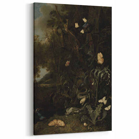 Dark Moody Nature Art | Dramatic Wildlife Scene for Moody Interiors