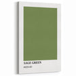 Bohemian Wall Art | Sage Green Minimalist Print | Boho Decor Canvas