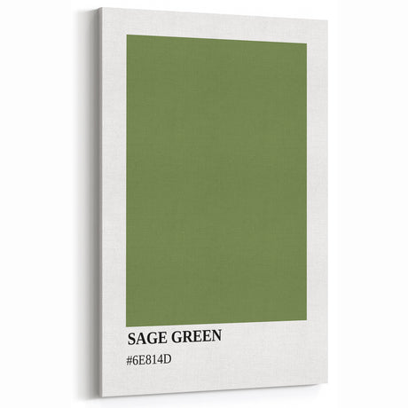 Bohemian Wall Art | Sage Green Minimalist Print | Boho Decor Canvas