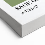 Bohemian Wall Art | Sage Green Minimalist Print | Boho Decor Canvas