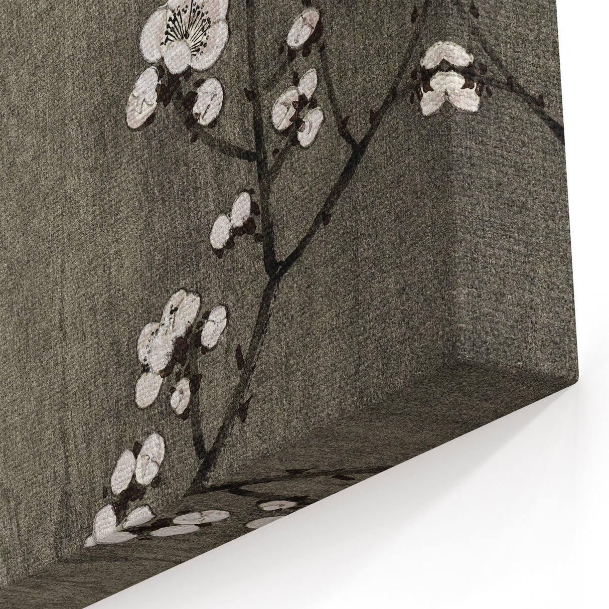 Dark Moody Wall Art - Lunar Blossom Elegance for Dramatic Interiors