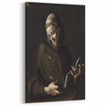 Dark Moody Wall Art - Timeless Religious Portrait for Dramatic Spaces