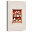 Electric Wall Art | Vibrant Floral Shelf Modern Electric Art Canvas