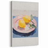 Electric Wall Art | Vibrant Lemon Still Life Modern Electric Art Canvas