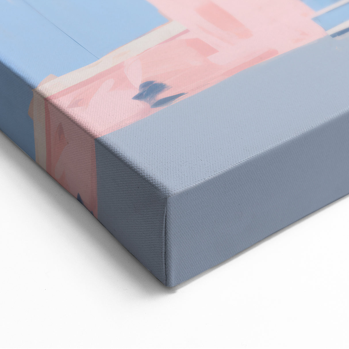 Electric Wall Art | Vibrant Pink & Blue Modern Electric House Art Canvas